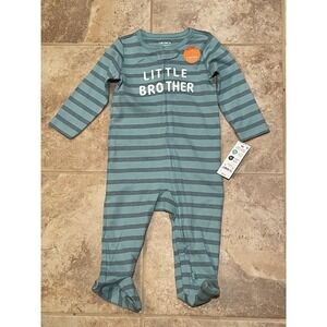 Carter's Little Brother Baby 9M (17-21 lb) Footie Pajama/Sleeper New with Tags